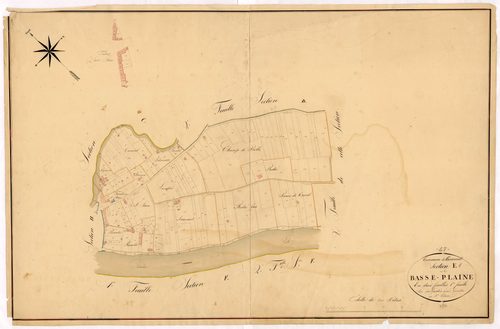 Plan napoléonien, atlas-E1 La Basse-Cour, Casseneuil