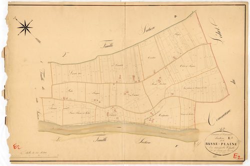 Plan napoléonien, atlas-E2 La Basse-Cour, Casseneuil
