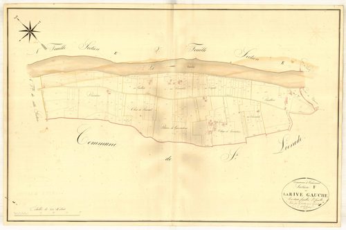 Plan napoléonien, atlas-F2 La Rive-Gauche, Casseneuil