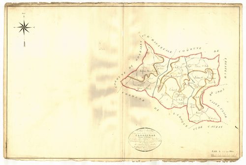 Plan napoléonien, atlas-TA, Cassignas