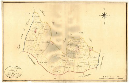 Plan napoléonien, atlas-B2 Huguets, Cassignas