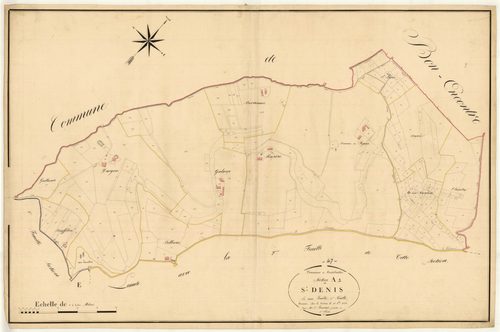 Plan napoléonien, atlas-A1 Saint-Denis, Castelculier