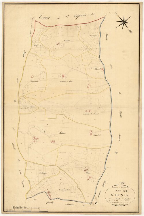 Plan napoléonien, atlas-A2 Saint-Denis, Castelculier