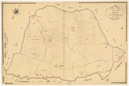 Plan napoléonien, atlas-C Pale et La Sevelotte, Castelculier