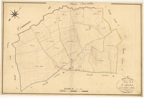 Plan napoléonien, atlas-E1 Saint-Amans, Castelculier