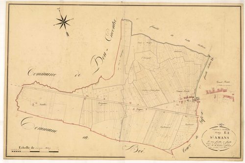 Plan napoléonien, atlas-E2 Saint-Amans, Castelculier