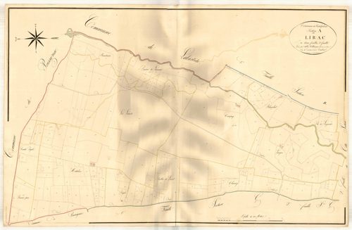 Plan napoléonien, atlas-A1 Lirac, Casteljaloux