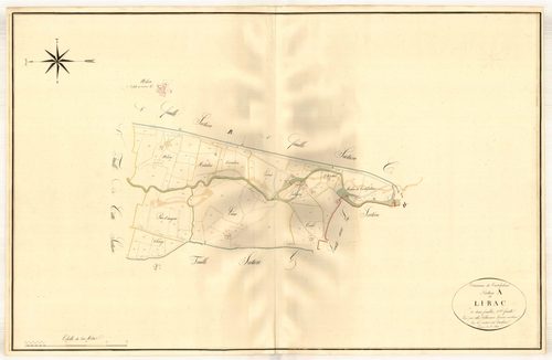 Plan napoléonien, atlas-A2 Lirac, Casteljaloux