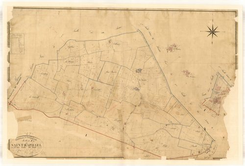 Plan napoléonien, feuille préparatoire-F2 Saint-Raphael, Casteljaloux