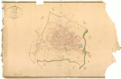 Plan napoléonien, atlas-H La Ville, Casteljaloux