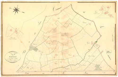 Plan napoléonien, atlas-C2 Gassac, Casteljaloux