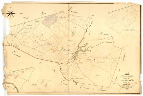 Plan napoléonien, atlas-D Porteteny, Casteljaloux