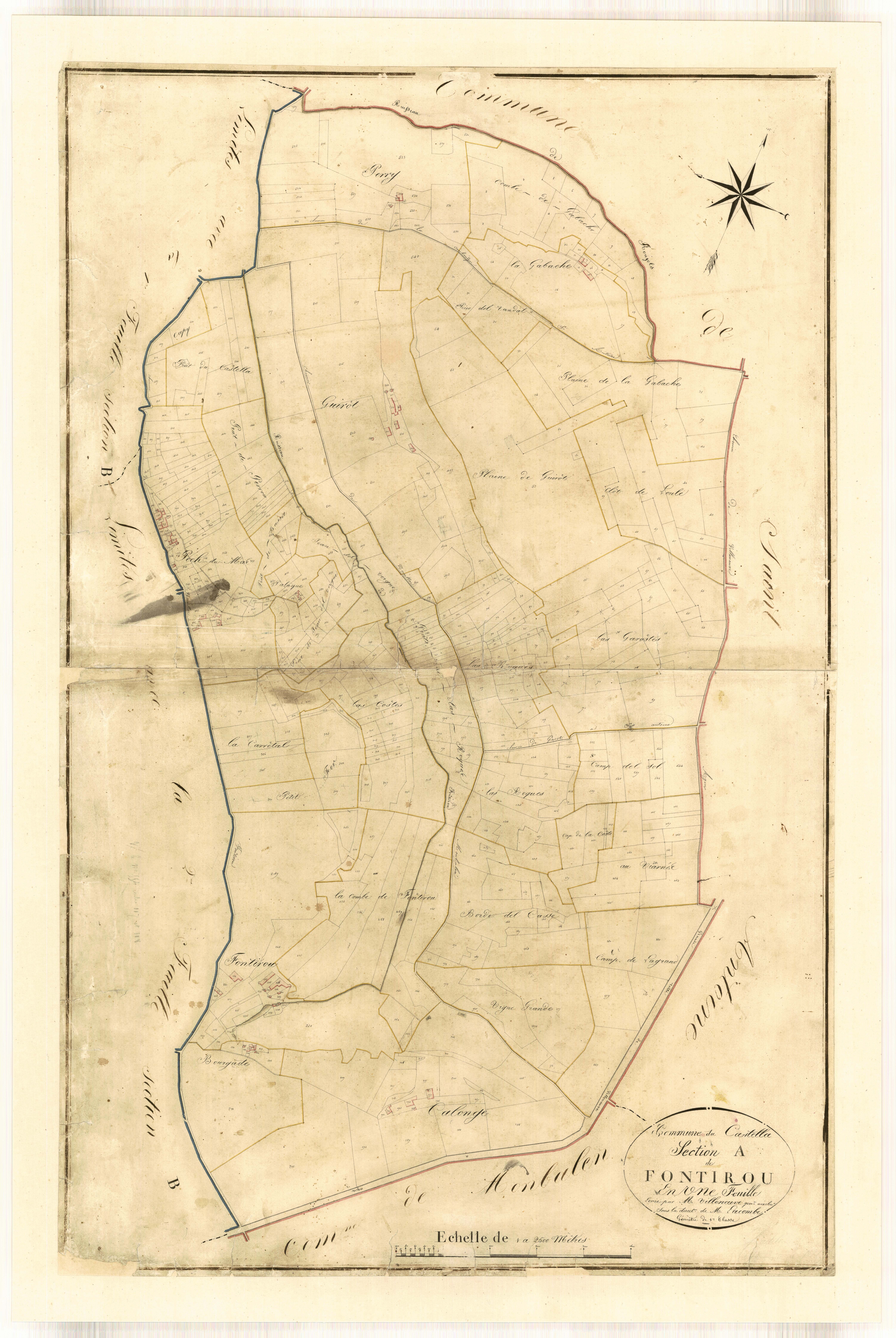Plan napoléonien-A Fontirou, Castella