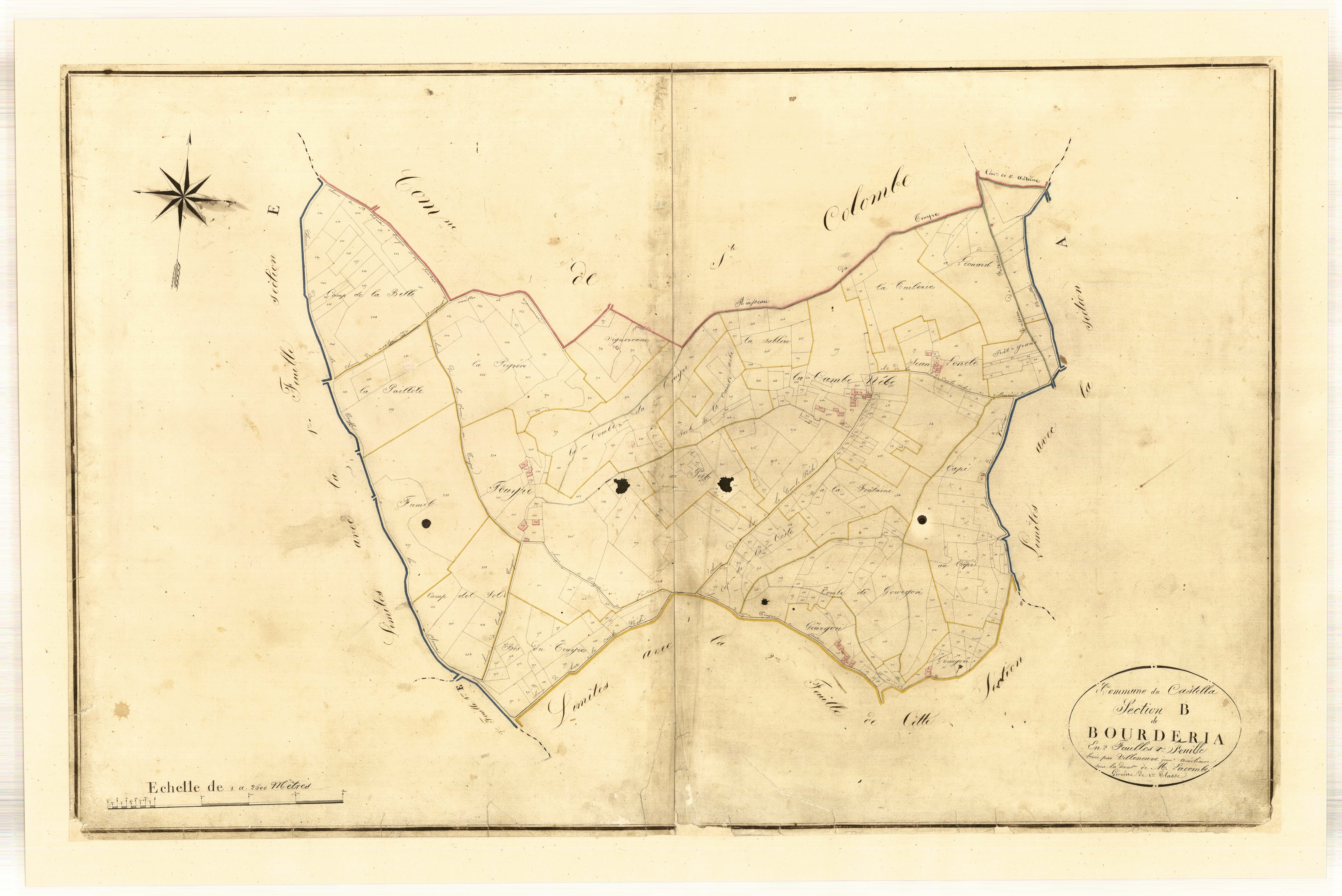 Plan napoléonien-B1 Bourderia, Castella