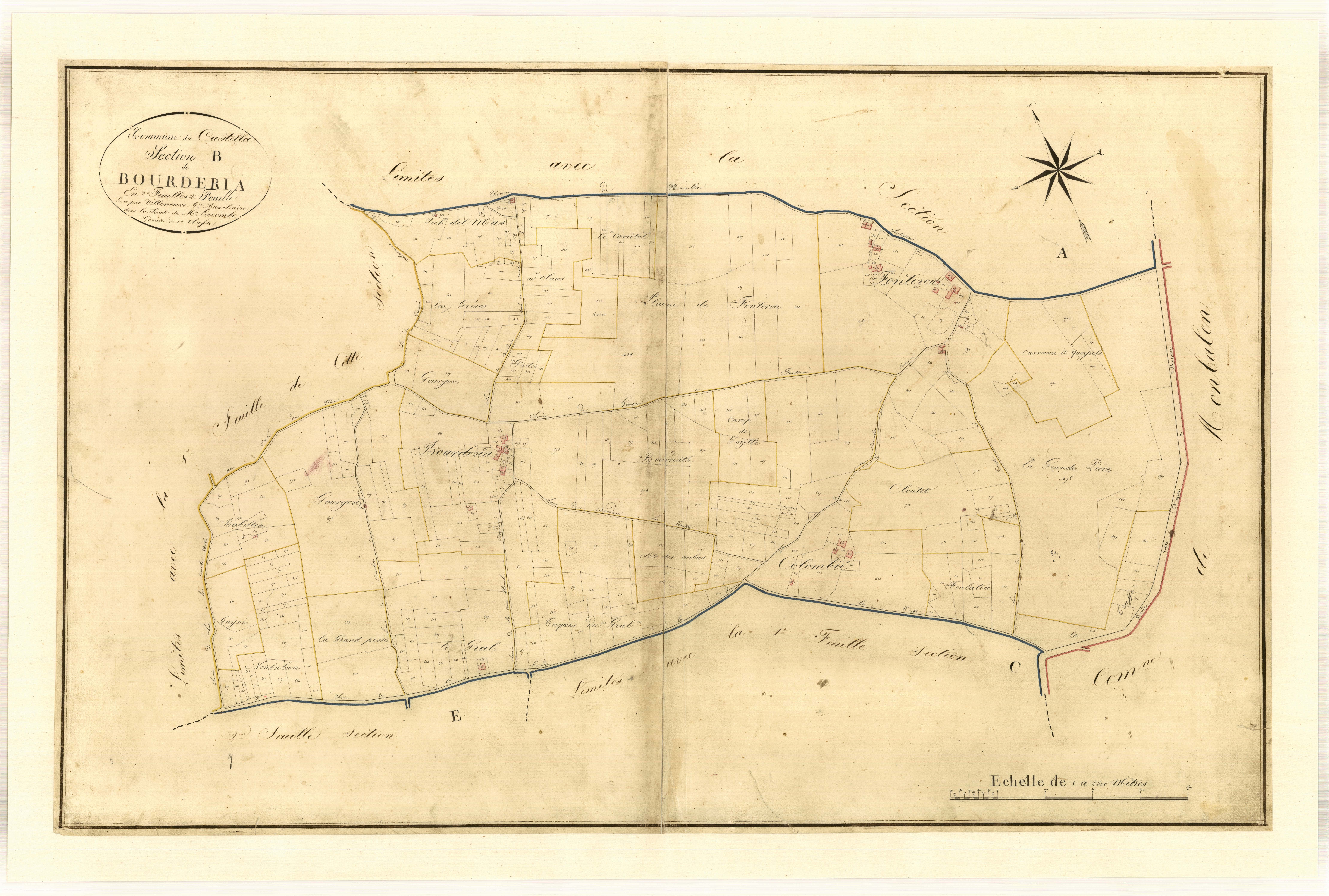 Plan napoléonien-B2 Bourderia, Castella