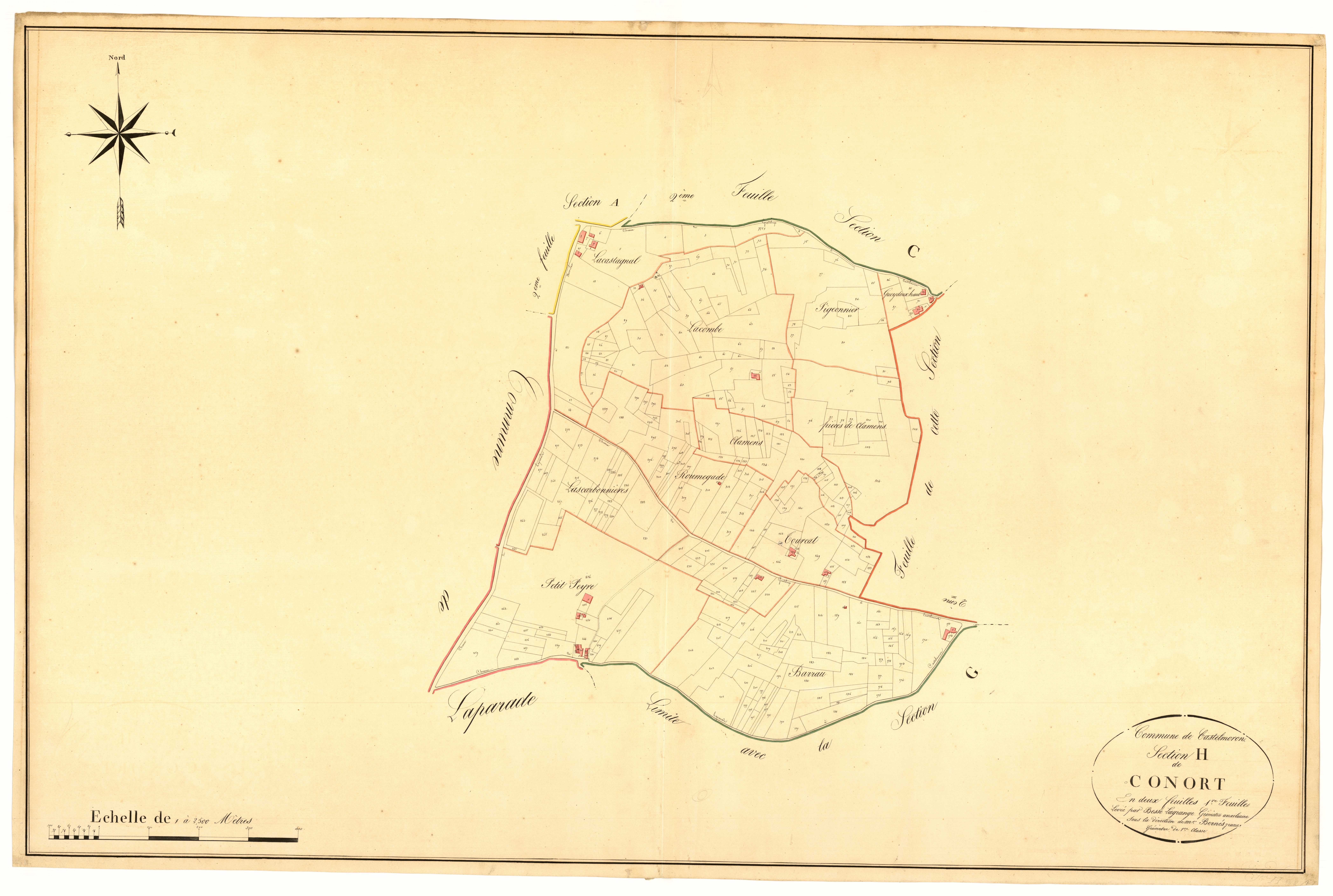 Plan napoléonien, atlas-H1 Conort, Castelmoron-sur-Lot