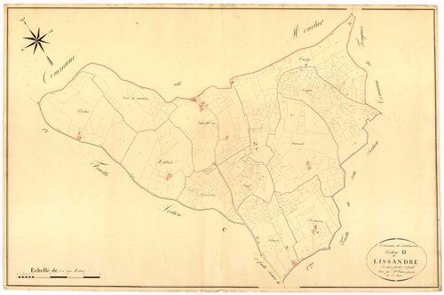 Plan napoléonien, atlas-D1 Lissandre, Castelmoron-sur-Lot