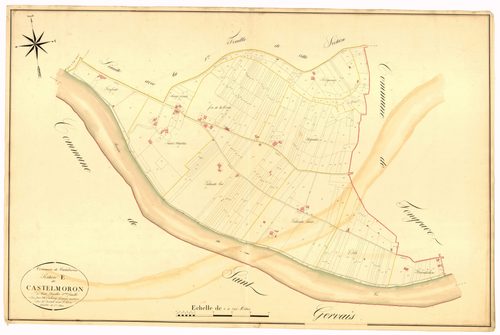 Plan napoléonien, atlas-E2 Castelmoron, Castelmoron-sur-Lot