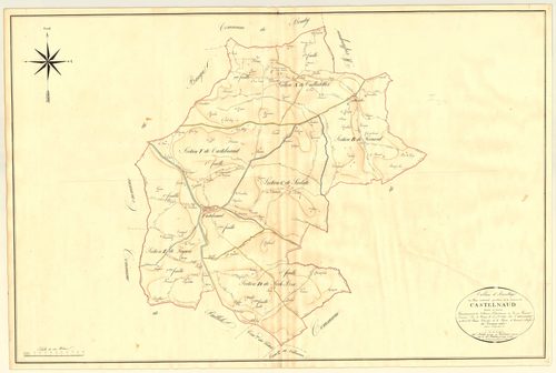 Plan napoléonien, atlas-TA, Castelnaud-de-Gratecambe