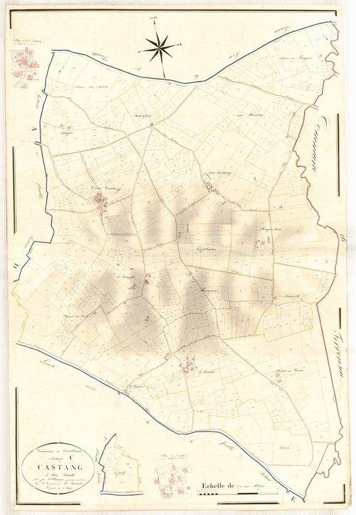 Plan napoléonien, atlas-C Castang, Castillonnès