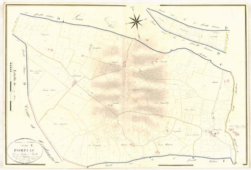 Plan napoléonien, atlas-E1 Pompiac, Castillonnès