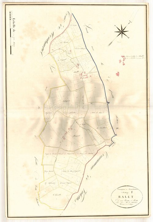 Plan napoléonien, atlas-F1 Balet, Castillonnès