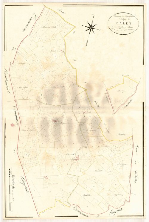 Plan napoléonien, atlas-F2 Balet, Castillonnès