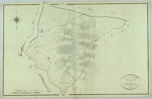 Plan napoléonien, atlas-D1 Cranté, Caubeyres