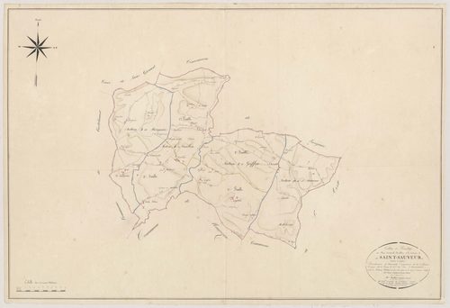 Plan napoléonien, atlas-TA, Caubon-Saint-Sauveur