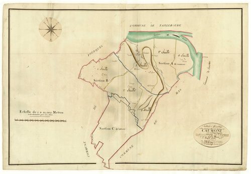 Plan primitif, atlas-TA, Caumont-sur-Garonne