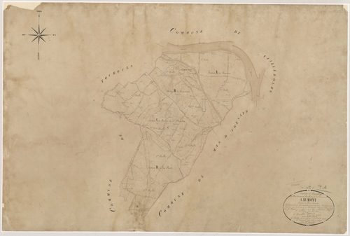 Plan napoléonien, atlas-TA, Caumont-sur-Garonne