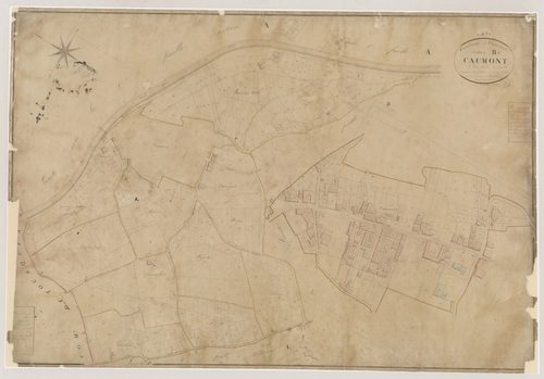 Plan napoléonien, atlas-B1 Caumont, Caumont-sur-Garonne