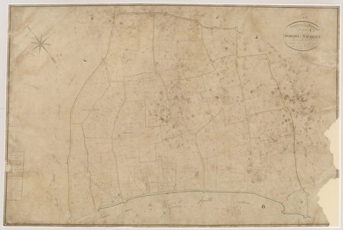 Plan napoléonien, atlas-C2 Bordes et Saint-Martin, Caumont-sur-Garonne