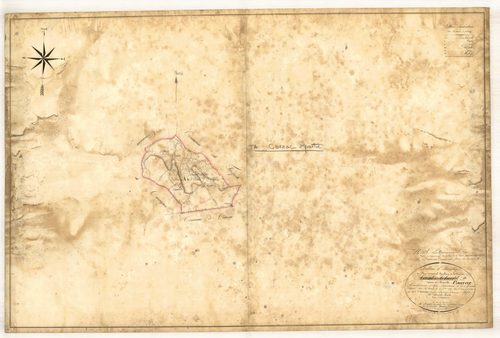 Plan napoléonien, feuille préparatoire-TA, Saint-Clair (voir Cauzac)