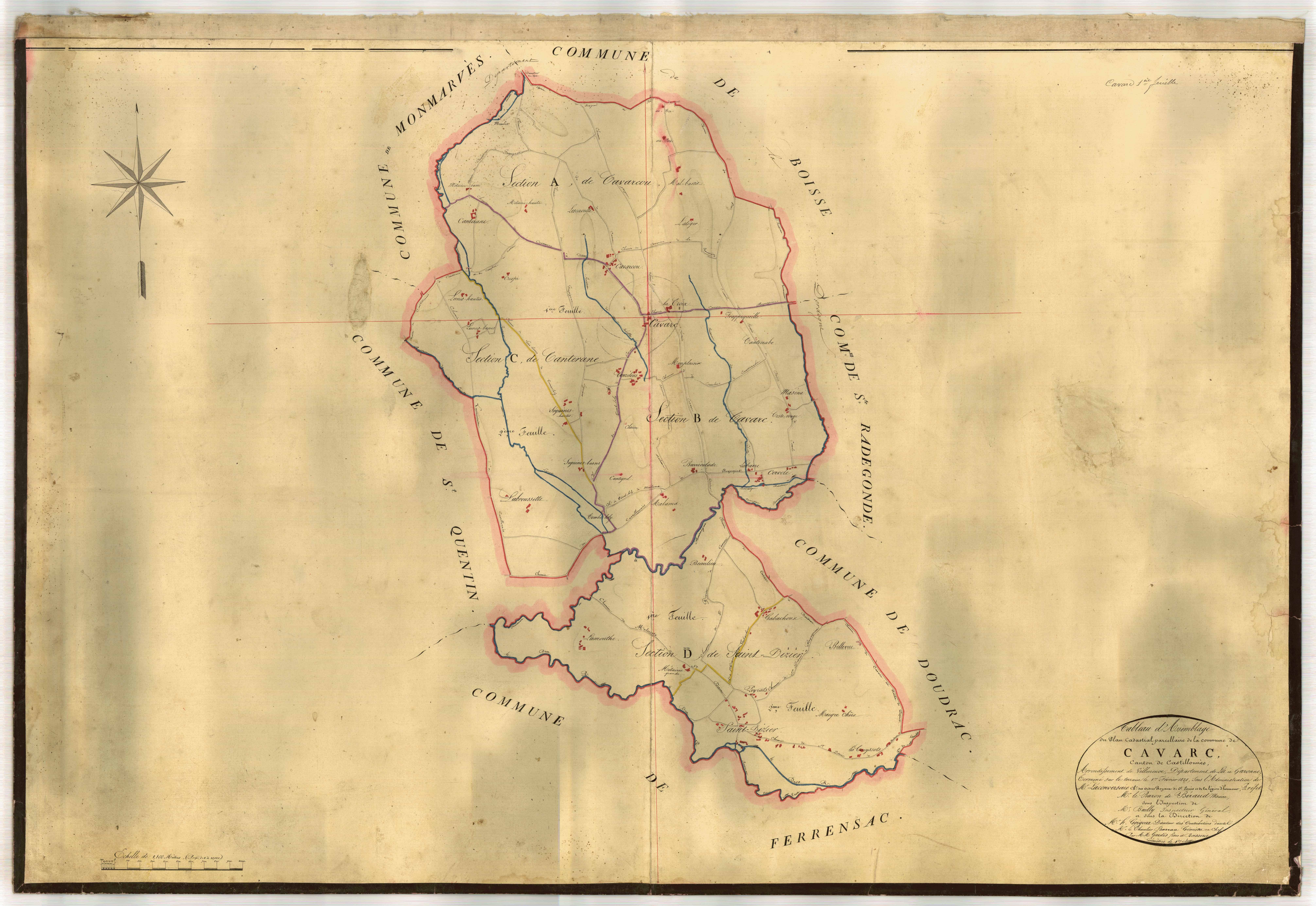 Plan napoléonien-TA, Cavarc
