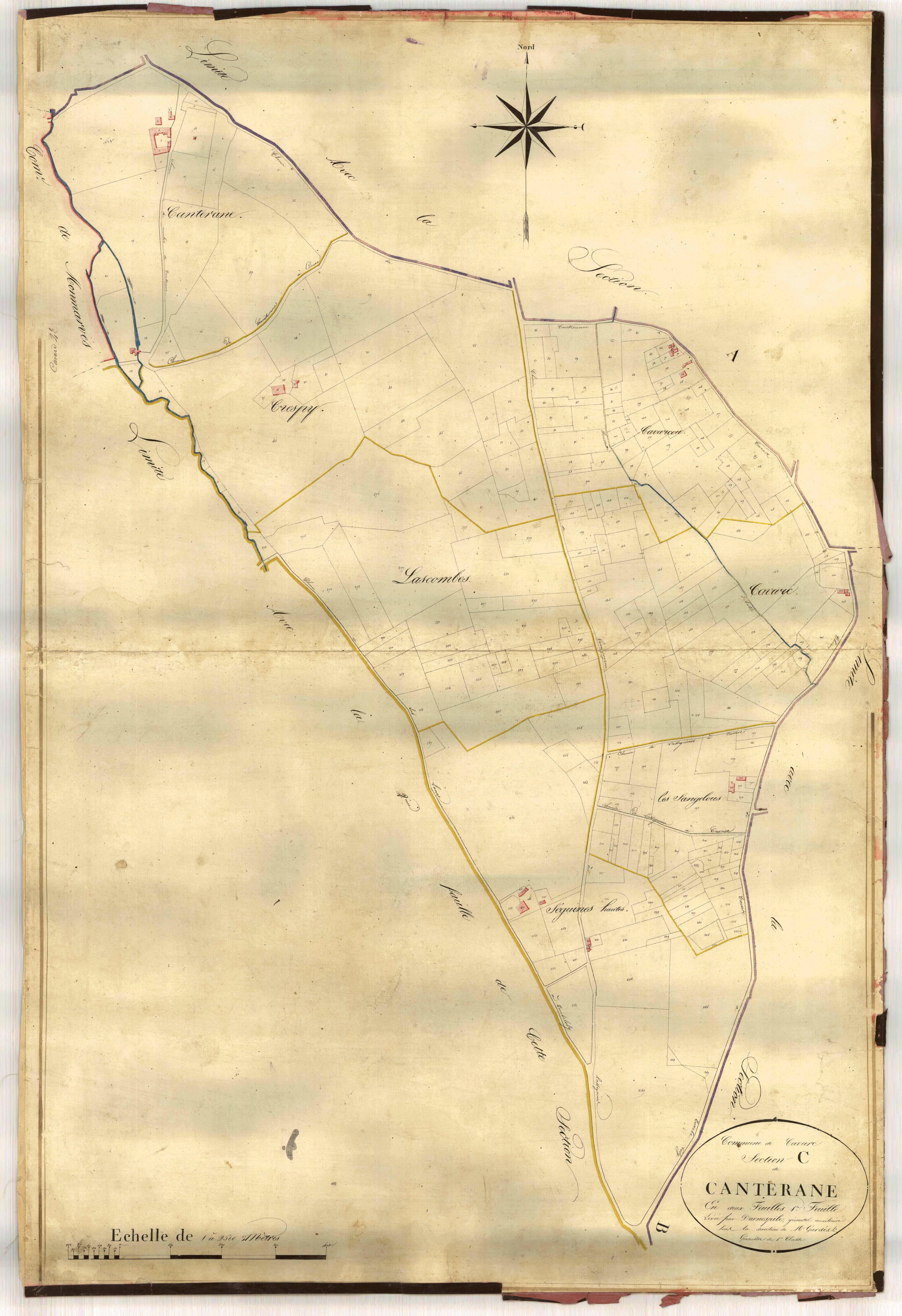 Plan napoléonien-C1 Canterane, Cavarc