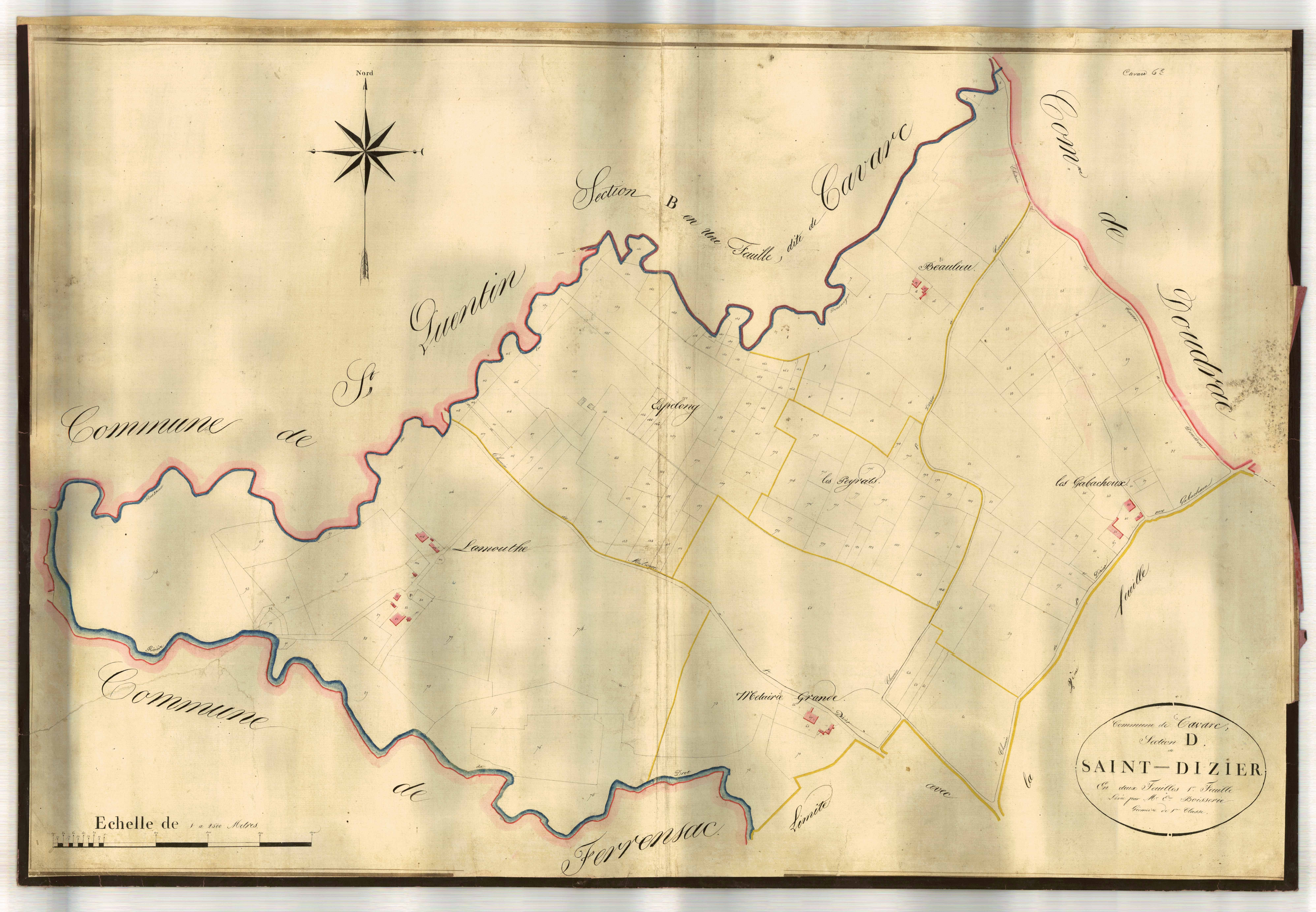 Plan napoléonien-D1 Saint-Dizier, Cavarc