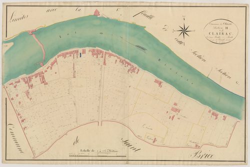 Plan napoléonien, atlas-H2 Clairac, Clairac