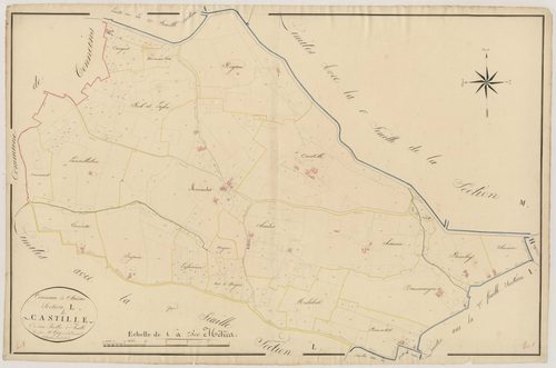 Plan napoléonien, atlas-L1 Castille, Clairac