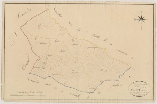 Plan napoléonien, atlas-L2 Castille, Clairac