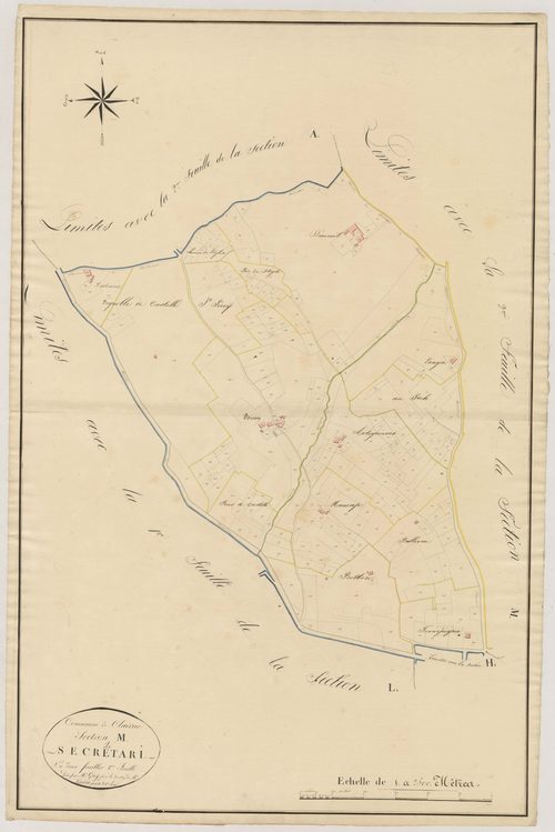 Plan napoléonien, atlas-M1 Secretary, Clairac