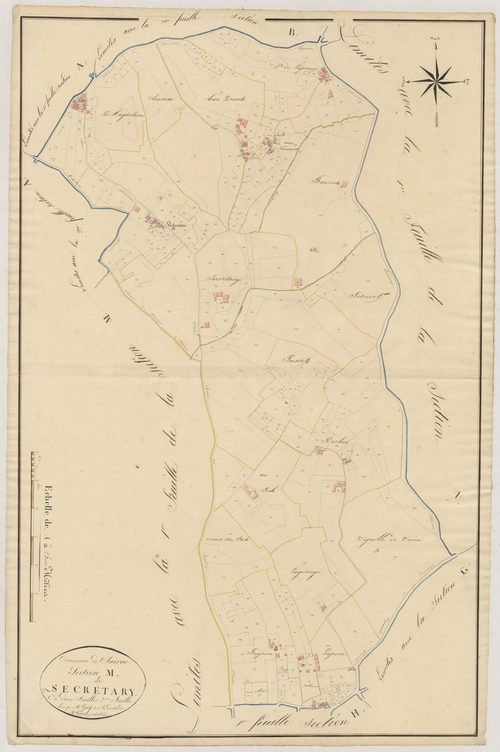 Plan napoléonien, atlas-M2 Secretary, Clairac