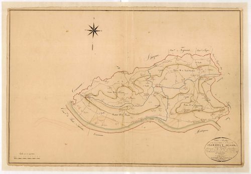 Plan napoléonien, atlas-TA, Clermont-Dessous