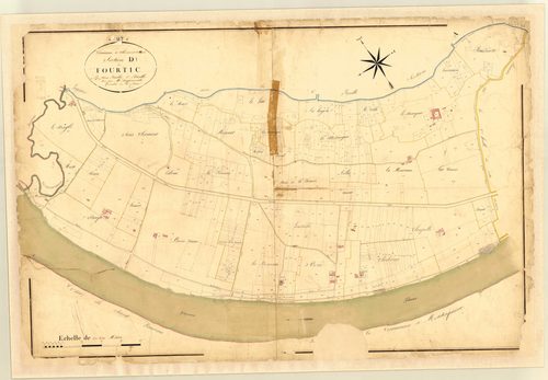 Plan napoléonien, atlas-D1 Tourtic, Clermont-Dessous