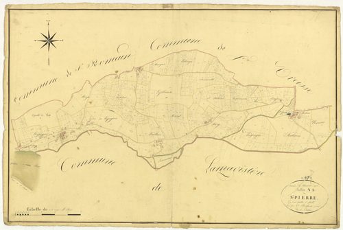 Plan napoléonien, atlas-A1 Saint-Pierre, Clermont-Soubiran