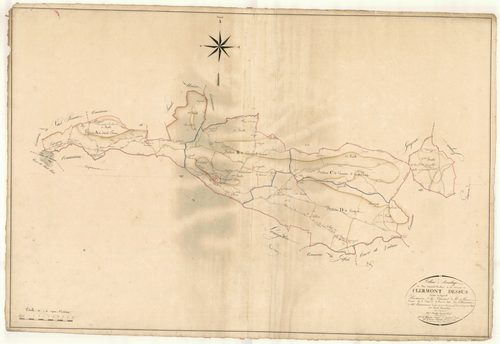 Plan napoléonien, atlas-TA, Clermont-Soubiran