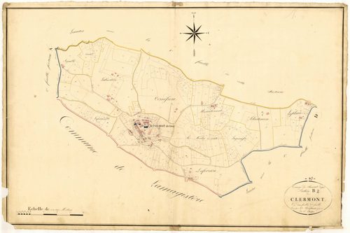 Plan napoléonien, atlas-B2 Clermont, Clermont-Soubiran