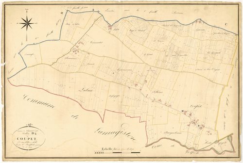Plan napoléonien, atlas-D1 Coupet, Clermont-Soubiran