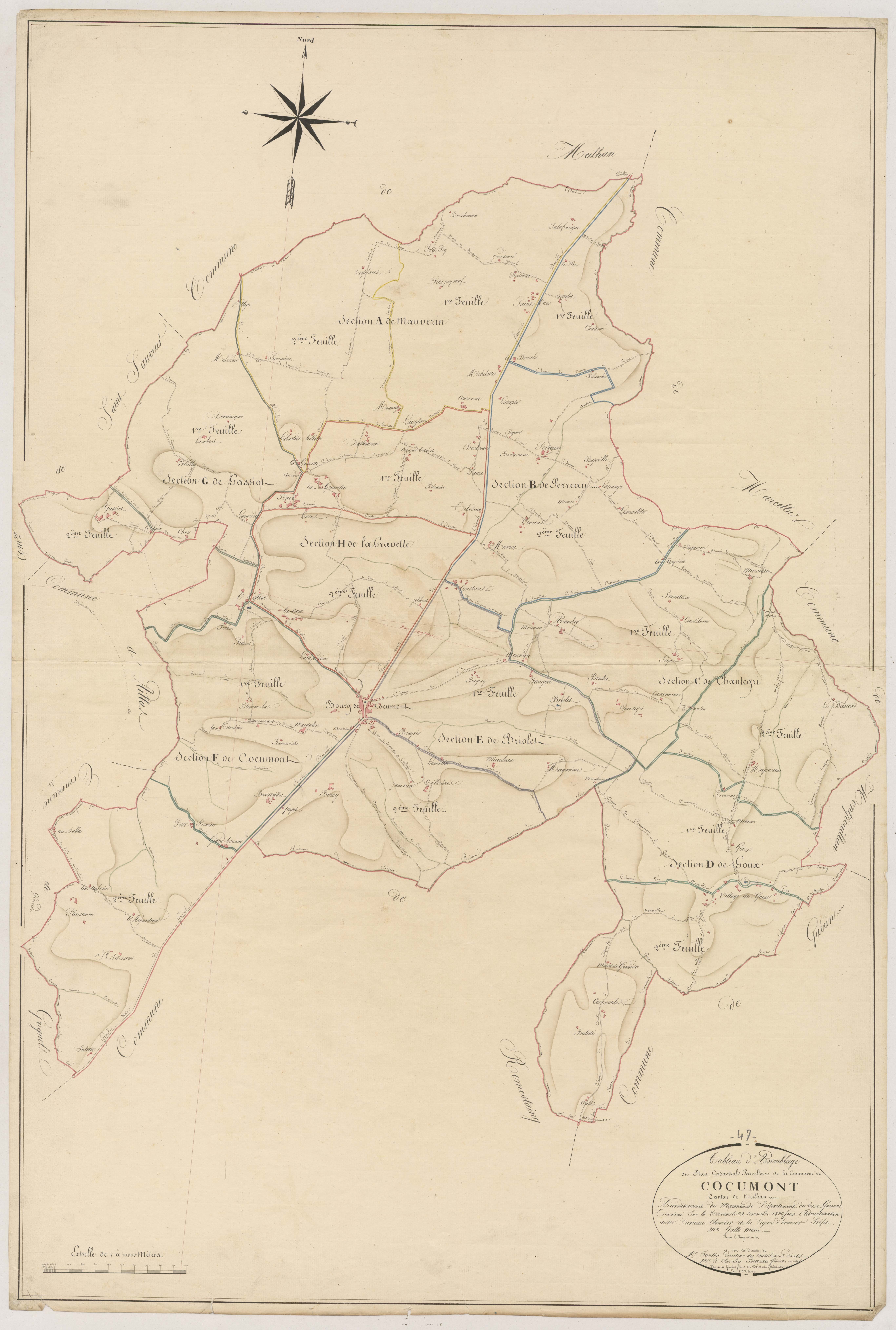 Plan napoléonien, atlas-TA, Cocumont