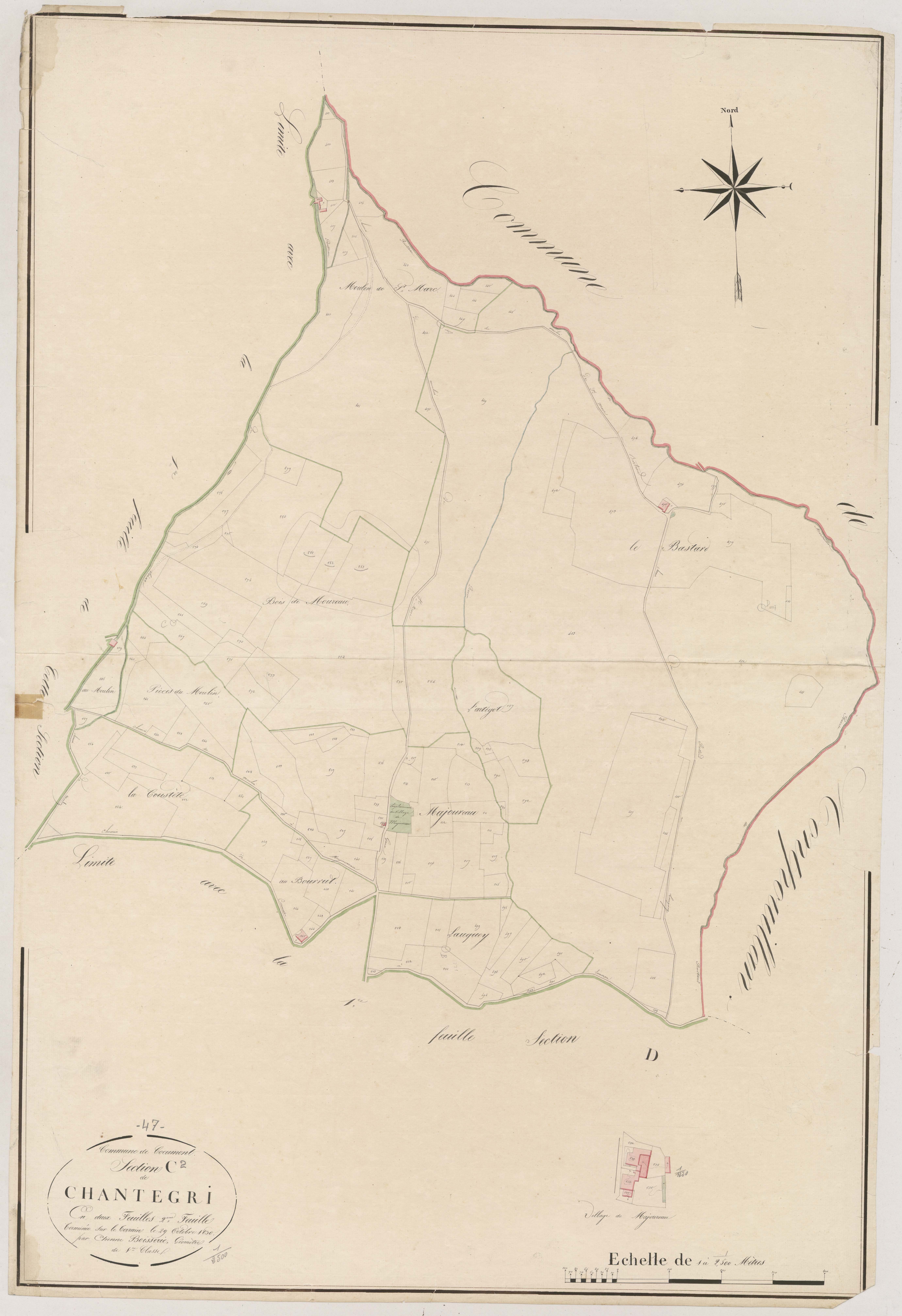 Plan napoléonien, atlas-C2 Chantegri, Cocumont